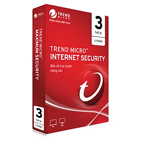 Mua Phần Mềm Diệt Virus Trend Micro Internet Security Bản Quyền 3PC 12 Tháng - Hàng chính hãng