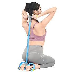Dây Tập Bụng 6011N,Dây Kéo Đàn Hồi Kháng Lực  Ống Cao Su, Dây Kéo Tập Gym