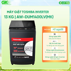 MÁY GIẶT TOSHIBA 13 KG AW-DUM1400LV(MK) - HÀNG CHÍNH HÃNG