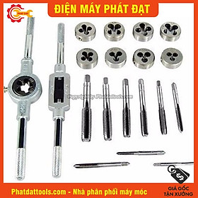 Bộ Taro tay quay tạo ren trong và ngoài 20 chi tiết từ M3-M12 cao cấp