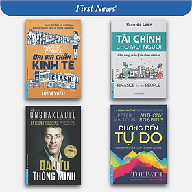 Combo Đại Địa Chấn Kinh Tế + Tài Chính Cho Mọi Người + Đường Đến Tự Do + Đầu Tư Thông Minh - First News - Minh Tự
