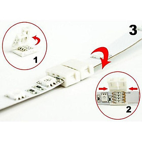 Mua Bộ 5 đầu chuyển đổi 4 chân RGB dành cho RGB 5050 LED 10mm (chưa bao gồm góc)