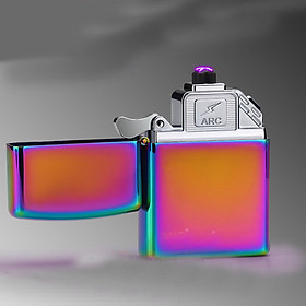 Mua Bật lửa điện hộp quẹt điện Lighter USB ARC Plasma sạc pin tạo 4 tia plasma chống gió độc lạ