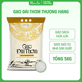 [Ưu Đãi] Gạo Đài Thơm Hoa Lúa túi 5kg - Tơi xốp, mềm cơm, thơm nhẹ