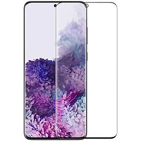 Miếng dán kính  cường lực 3D full màn hình cho Samsung Galaxy S20 Plus hiệu Nillkin CP + Max (Mỏng 0.3mm, Kính ACC Japan, Chống Lóa, Hạn Chế Vân Tay) - Hàng chính hãng