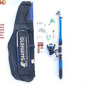 Mua Bộ Cần Rút + Túi Đựng Cần Kèm Phụ Kiện (HD 91) gfgfg