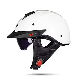 Mũ Bảo Hiểm Nửa Đầu Có Kính Âm LS2 OF590 Rebellion