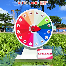Vòng quay may mắn 25 cm 16 ô trúng thưởng làm sự kiện trò chơi giáo cụ dạy học lucky wheel size lớn