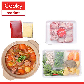 Sườn non nấu đậu