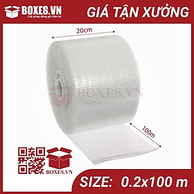 TÚI BÓNG KHÍ - MÀNG XỐP HƠI GÓI HÀNG CHỐNG SỐC 0.2x100m