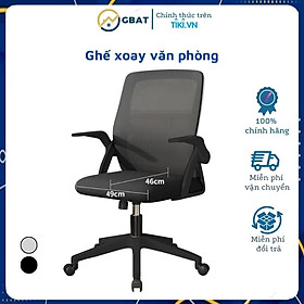 Mua Ghế Xoay Văn Phòng Công Thái Học Bảo Vệ Cột Sống  Ghế Làm Việc Nêm Cao Su Non Lưng Lưới Thoáng Khí 23119 - Hàng Chính Hãng