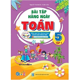 Sách - Bài tập hàng ngày toán 5 - tập 1 ( Cánh diều ) - Nhà Xuất Bản Hà Nội