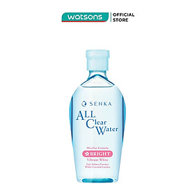 Nước Tẩy Trang Senka Micellar Dưỡng Trắng All Clear Water Micellar Formual White 230ml