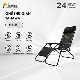 Mua Ghế xếp gấp gọn TAHAWA TH-116. Có thể gấp gọn  có thể ngã thành giường  chất liệu khung sắt sơn tĩnh điện  vải lưới texilent chất lượng cao - Bảo hành chính hãng 12 tháng  1 đổi 1 trong 7 ngày