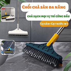 Mua Chổi Cọ Chà Sàn Nhà Tắm Thông Minh Thiết Kế Đầu Gạt Nước Và Đầu Chổi Xoay 120 Độ Quét Nhà Siêu Sạch Mọi Góc Bẩn