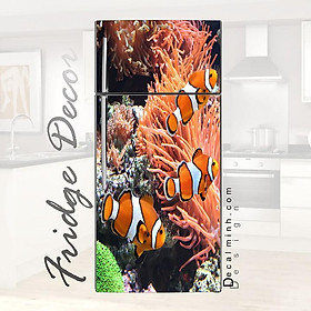 Decal Trang Trí Tủ Lạnh Chống Nước ( Cá Nemo )