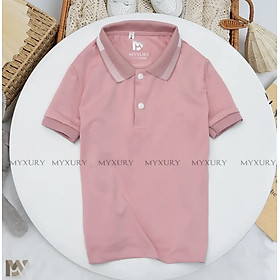 Áo thun Polo cho bé trai và bé gái vải Cotton chuẩn form