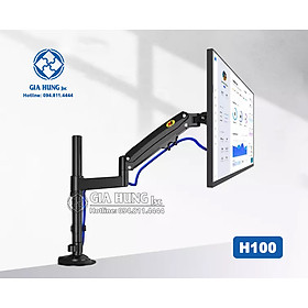 Hình ảnh Giá Treo Màn Hình NB H100 22 - 35 Inch - Tay Treo Màn Hình Máy Tính Gắn Bàn Xoay 360 Độ