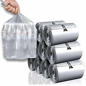 Mua TÚI ĐỰNG RÁC TỰ TIÊU MÀU BẠC CUỘN 110 CÁI    SIÊU THỊ GIẤY TRÚC 