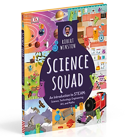 Hình ảnh Review sách Sách Science Squad - Một Cuốn Sách Vô Cùng Hấp Dẫn Về Chủ Đề STEAM Với Biệt Đội Khoa Học Của Robert Winston Dành Cho Trẻ Từ 7 Tuổi - Á Châu Books, Bìa Cứng, In Màu