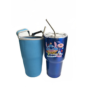 COMBO LY GIỮ NHIỆT STICK NHŨ XANH DƯƠNG 900ML