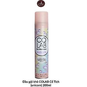 Dầu Gội Khô Colab Dry Shampoo hương Unicorn 200ml