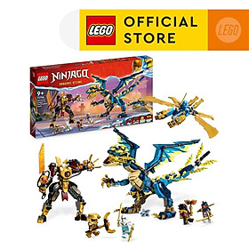 LEGO Ninjago 71796 Đồ chơi lắp ráp Rồng nguyên tố đối đầu chiến giáp đế vương