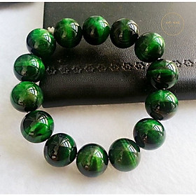 Vòng Tay Đá Mắt Hổ Xanh Lá Cho Người Mệnh Mộc Và Mệnh Hỏa