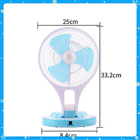Mua Quạt Mini Sạc Pin (không sợ mùa hè mất điện) - Hàng Chất Lượng