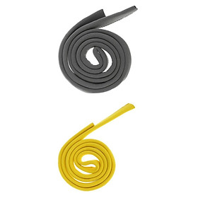 2x Hydration Pack Drink Tube Hose Cover/Sleeve for Water Bladder Easy to Use Grey Yellow