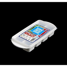 Khay làm đá trữ đồ ăn dặm 8 ngăn có nắp nhựa cao cấp An toàn hàng Nhật Bản
