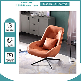Mua ghế bành sofa thư giãn chất liệu da- sofa xoay 360 đa năng bền đẹp