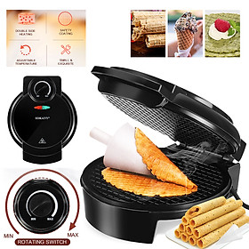 Sokany Egg Roll Waffles Maker Non-stick Sandwich Cake Oven Pan Waffle DIY Ice Cream Machine for Kitchen Breakfast Waffles/Sandwiches