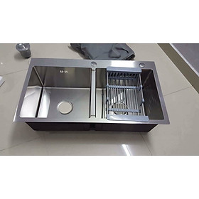 Chậu rửa chén, rửa bát inox 304 02 hộc 