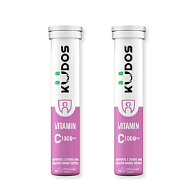 Thực phẩm bảo vệ sức khỏe KUDOS VITAMIN C 1000 MG hương dưa hấu (20 viên/tuýp)