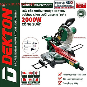 Mua Máy Cắt Nhôm Thanh Trượt Dekton DK-256  Bảo Hành 6 Tháng  Kèm Lưỡi Cắt Nhôm 120 răng