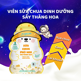 Sữa Chua Sấy Thăng Hoa IYaua Gấu Hạt Nút Vị PHÔ MAI Túi 16G
