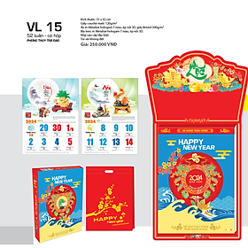 Lịch Bloc 2024 - VL15 Phong Thủy Trà Đạo - Vanlangbooks