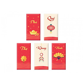 Nơi bán Bao Lì Xì SDstationery - Phú Quý Thọ Khang Ninh (Lốc 5) - Giá Từ -1đ