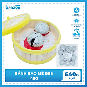 Bánh bao mè đen 540g