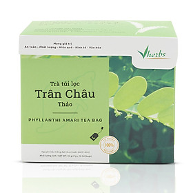 Trà Thảo Dược Trân Châu Thảo Vherbs (16 Túi x 2g)