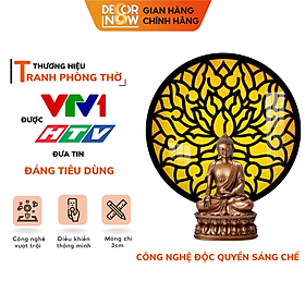 Mua Đèn Hào Quang Phật In Tranh Trúc Chỉ CNC DECORNOW 30 40 cm  Trang Trí Ban Thờ  Hào Quang Trúc Chỉ VÂN GỖ DCN-TCC23