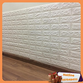Mua Xốp Dán Tường Giả Gạch 3D Khổ Lớn 70X77Cm Dày 6Ly Tiêu Chuẩn - Hàng Loại 1