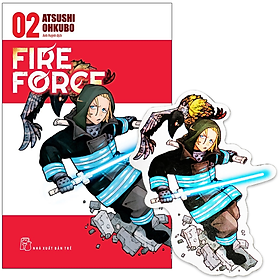 Fire force - tập 2 - tặng kèm bookmark giấy hình nhân vật