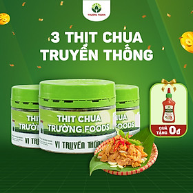Combo 3 Hộp Thịt Chua Truyền Thống Trường Foods 180g/Hộp