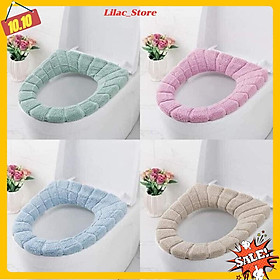 Mua ️️ Miếng lót bồn cầu nỉ bông chống lạnh