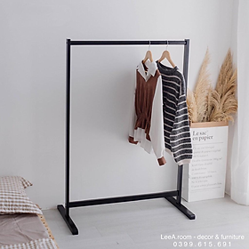 Mua Kệ Treo Quần Áo Đơn Style Hàn Quốc - Size L Màu Đen - Hàng Cao Cấp Loại 1