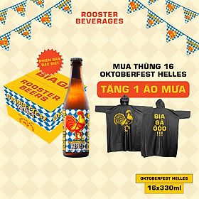 Bia thủ công | Rooster Oktoberfest Helles thùng 16 chai 330ml