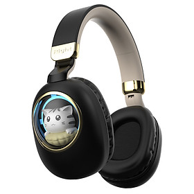 Mua Tai nghe chụp tai bluetooth Cute Cat V4  tai nghe mèo không dây với bé mèo siêu dễ thương có đèn led đổi màu cực đẹp  tai mèo đáng yêu có mic đàm thoại cao cấp - Hàng Chính Hãng