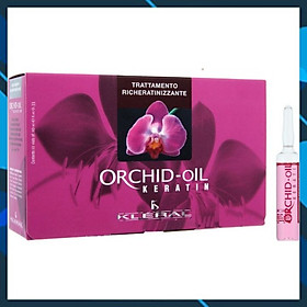 Tinh chất Keratin Kléral ORCHID-OIL phục hồi tóc hư tổn chuyên sâu Italy 10mlx10 Màu tím